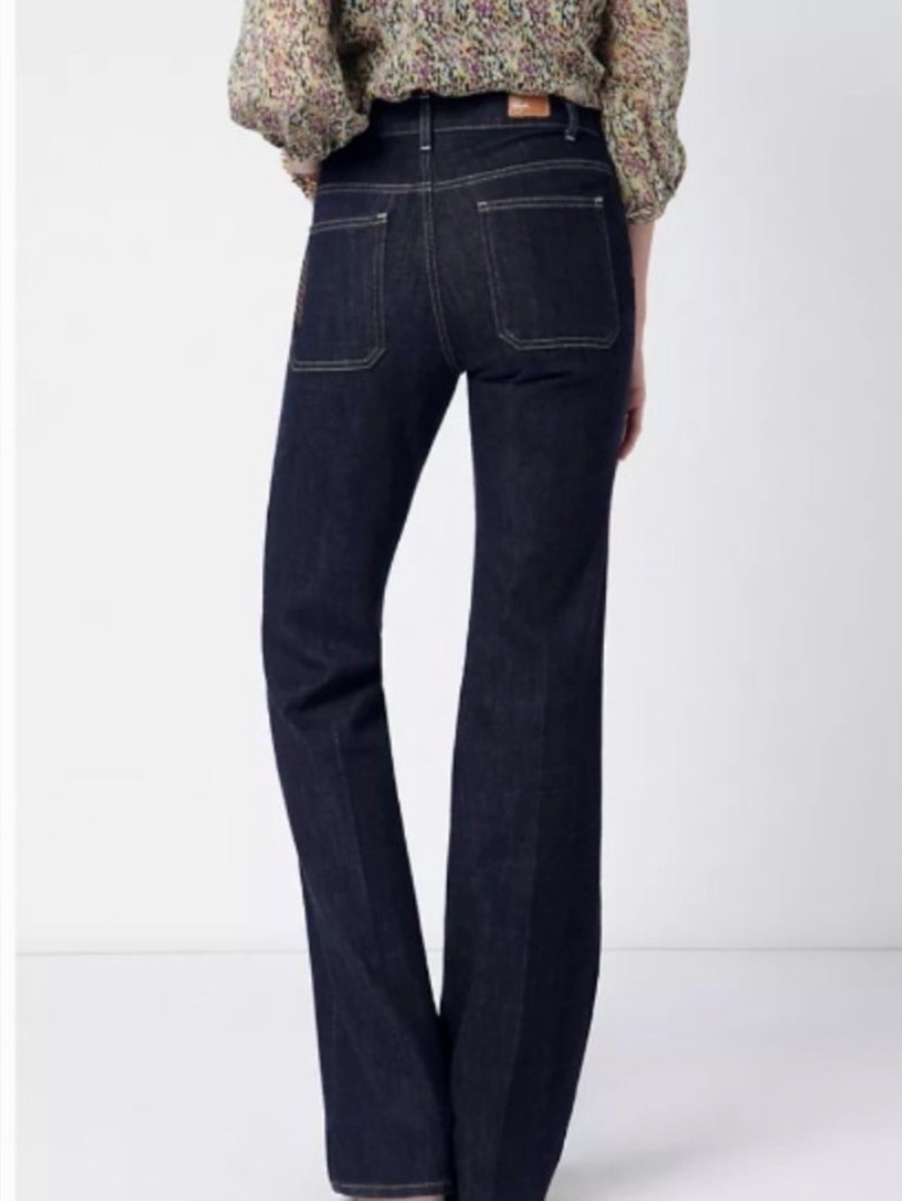 Paige Denim The Roxley Indigo High-Rise Wide Leg Jeans Size 29